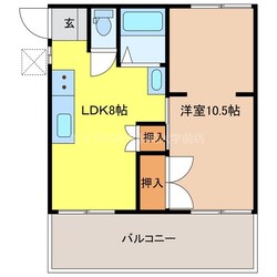 東小島ハイツの物件間取画像